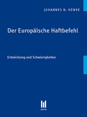 cover image of Der Europäische Haftbefehl